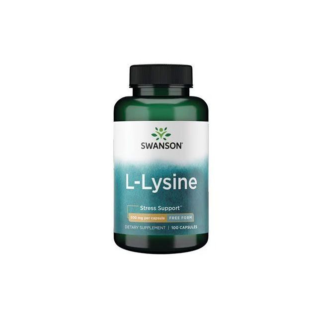 L-Lysine 500mg 100 cps, Swanson