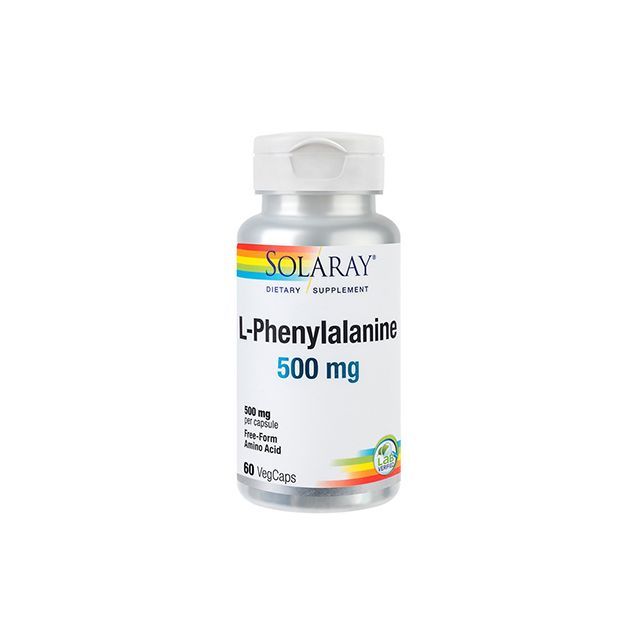 L-Phenylalanine 500mg 60 cps, Solaray