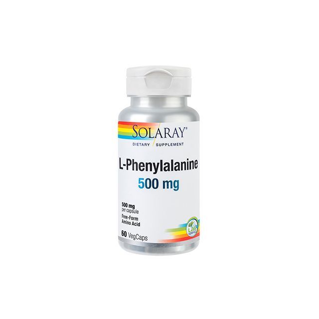 L-Phenylalanine 500mg 60 cps, Solaray
