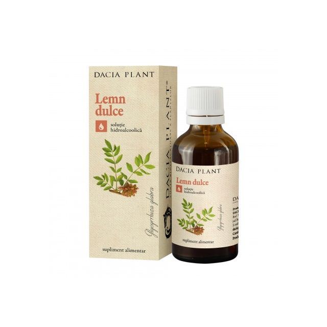 Lemn Dulce tinctura 50ml, Dacia Plant
