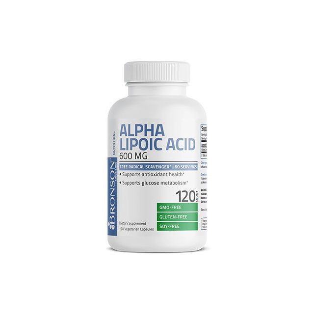 Acid alfa lipoic 600mg 120 cps, Bronson