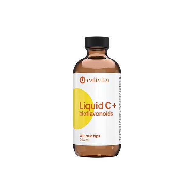 Liquid C + Bioflavonoids and Rose Hips - Vitamina C Lichida 240ml, Calivita