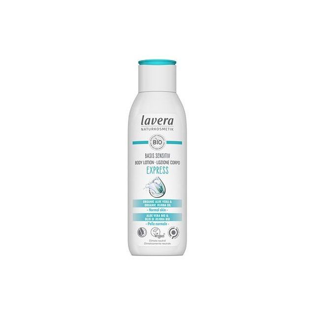 Lotiune de corp Express cu jojoba si aloe vera Basis Sensitiv 200ml, Lavera