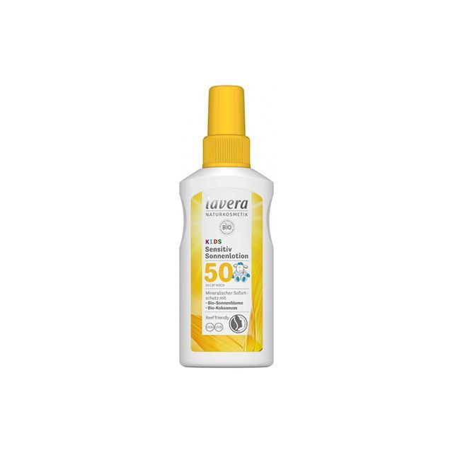 Lotiune protectie solara FPS 50 pentru copii si bebelusi, spray 100ml, Lavera