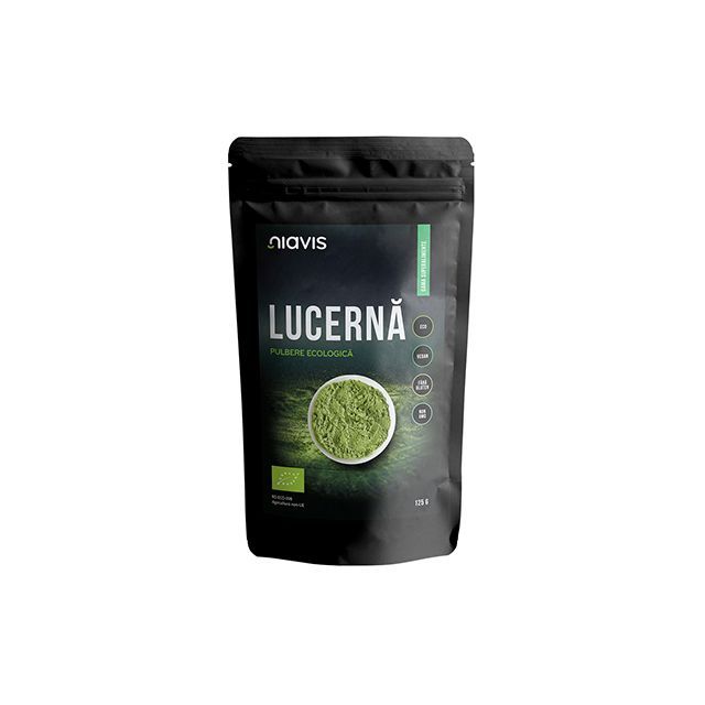 Lucerna (Alfalfa) Pulbere Ecologica/Bio 125g, Niavis