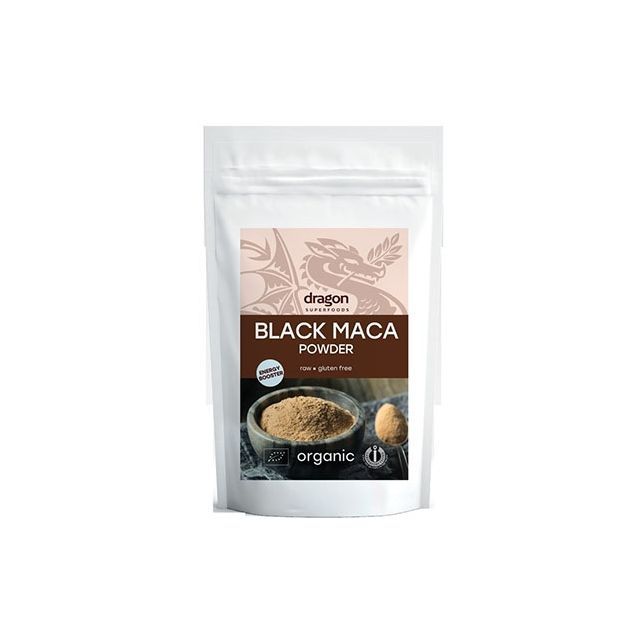 Maca neagra pudra raw bio 100g, Dragon Superfoods