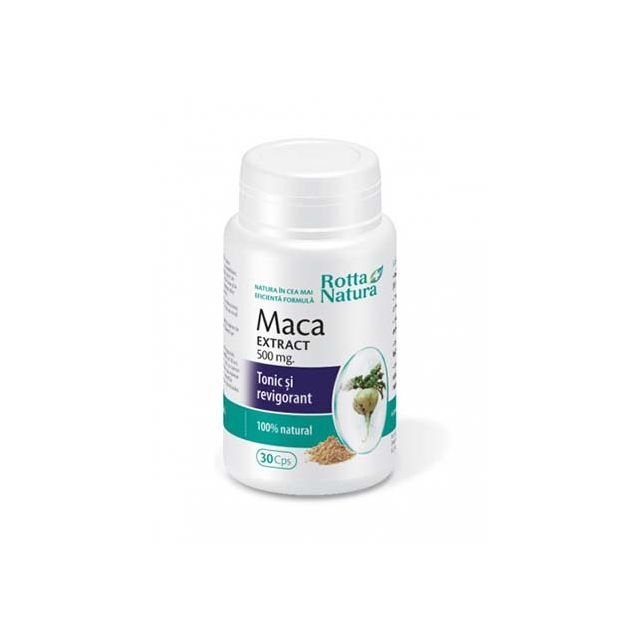 Maca Extract 500mg 30 cps, Rotta Natura