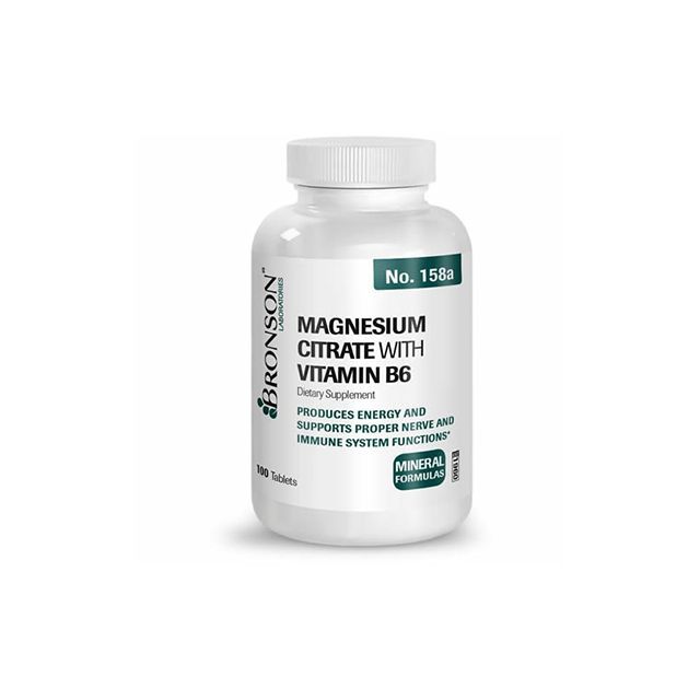 Magneziu + Vitamina B6 100 tbl, Bronson