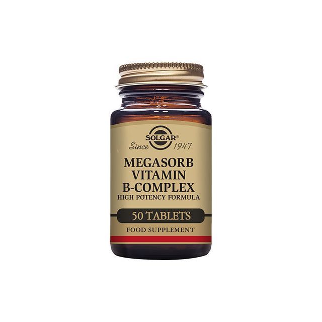 Megasorb Vitamin B-Complex 50 tbl, Solgar
