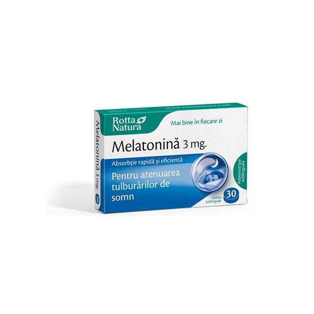 Melatonina 3mg 30 tbl,  Rotta Natura