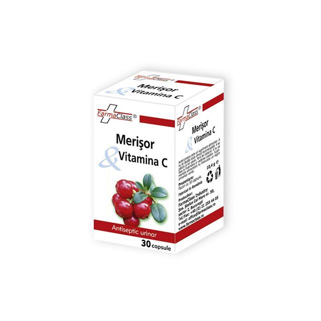 Merisor & Vitamina C 30 cps, FarmaClass