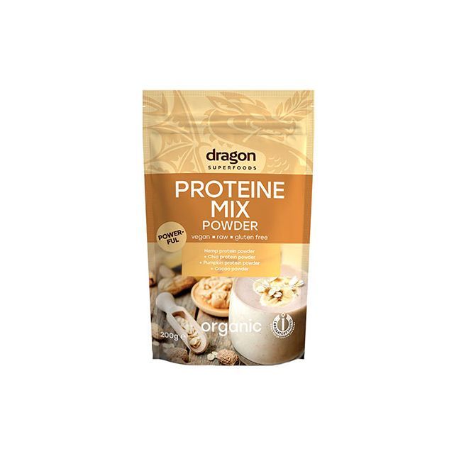 Mix proteic raw bio 200g, Dragon Superfoods