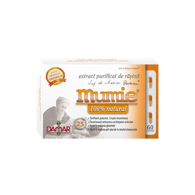 Extract purificat de rasina Mumie 60 cps, Damar