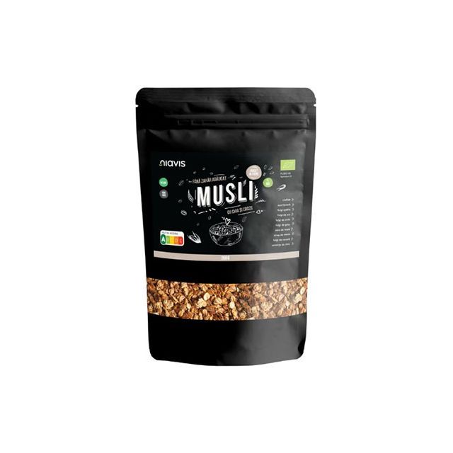 Musli cu Chia si Cocos Ecologic/Bio 200g, Niavis