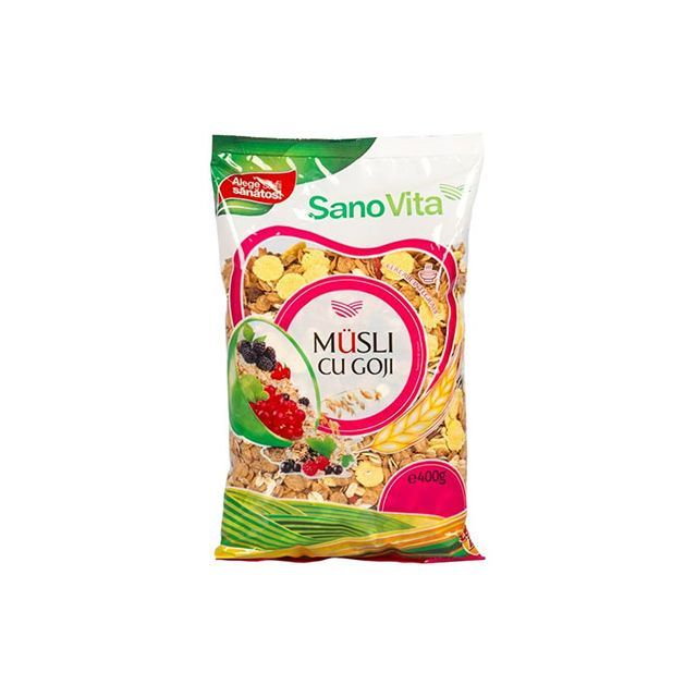 Musli cu Goji 400g, SanoVita