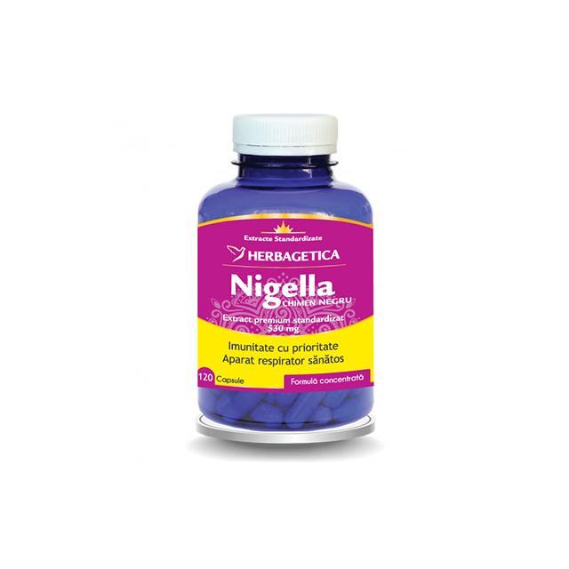 Nigella - Chimen negru 120 cps, Herbagetica