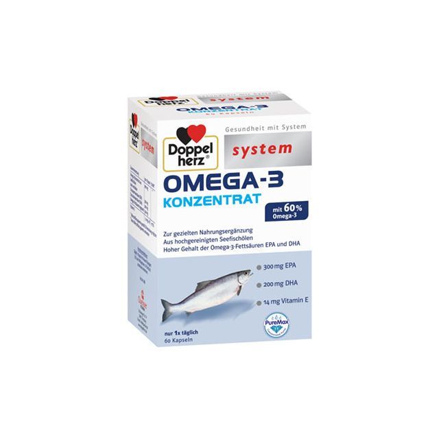 Doppelherz system Omega-3 Concentrata 60 cps