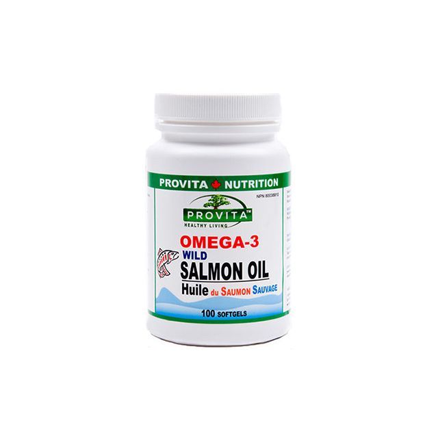 Omega 3 ulei de somon salbatic de pacific 1000mg 100 cps, Provita Nutrition