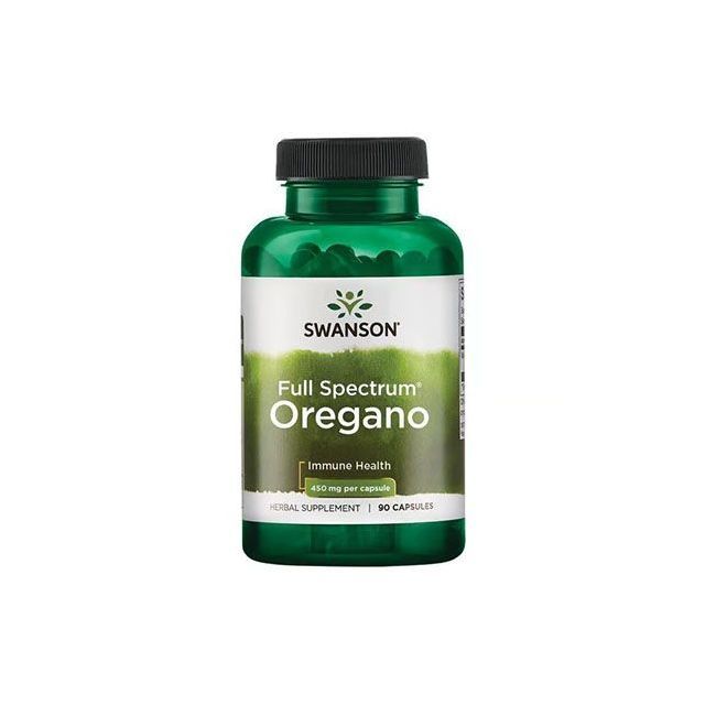Ulei de Oregano Full Spectrum 450mg 90 cps, Swanson