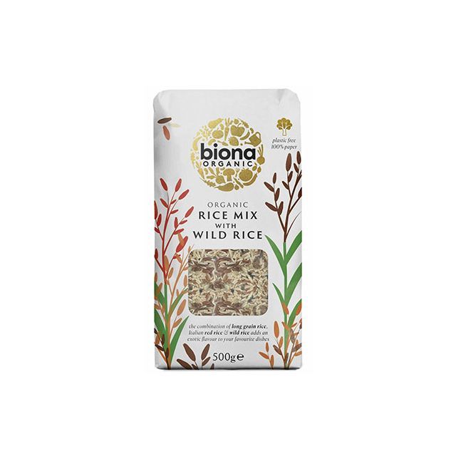 Orez mixt cu orez salbatic bio 500g, Biona