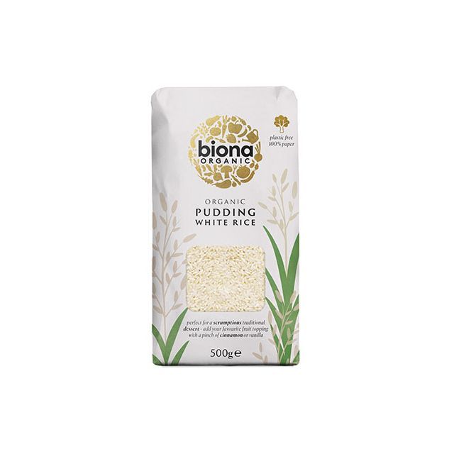 Orez alb pentru orez cu lapte eco 500g, Biona
