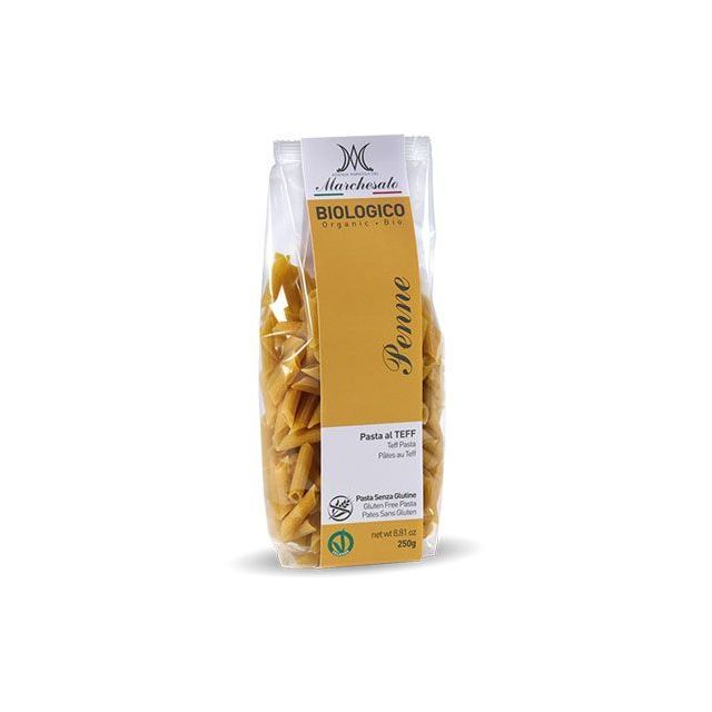 Penne din teff bio fara gluten 250g, Marchesato