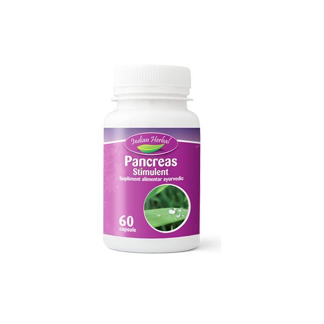 Pancreas Stimulent 60 cps, Indian Herbal
