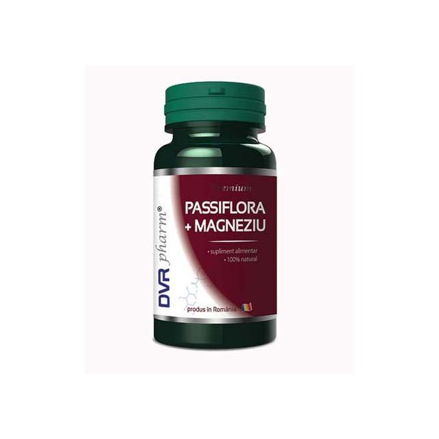 Passiflora + Magneziu 60 cps, DVR Pharm