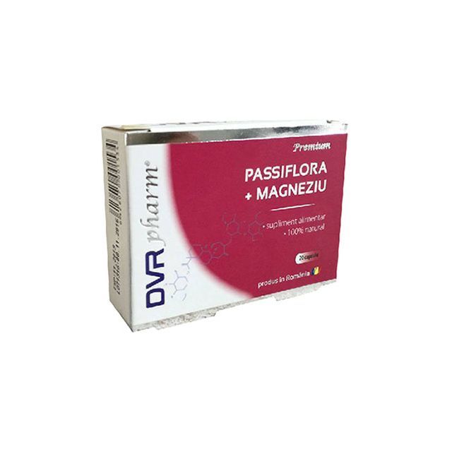 Passiflora + Magneziu 20 cps, DVR Pharm
