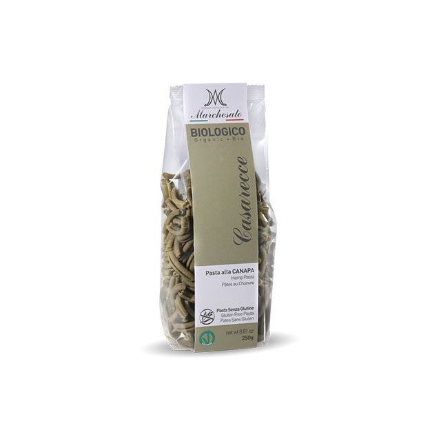 Paste casarecce cu canepa bio fara gluten 250g, Marchesato