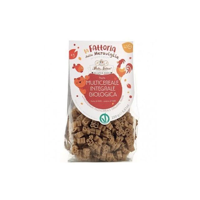 Paste integrale din multicereale fara gluten pentru copii, eco 250g, Pasta Natura