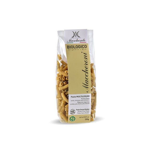 Paste maccheroni cu legume fara gluten 250g, Marchesato