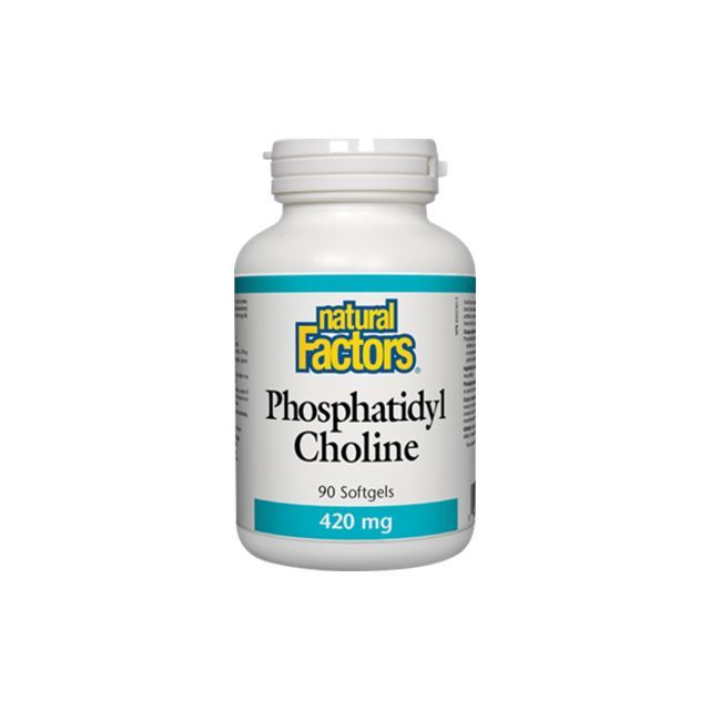Phosphatidyl Choline (Fosfatidil Colina) 420mg 90 cps moi, Natural Factors