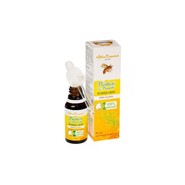 Picaturi cu propolis 20ml, Albina Carpatina