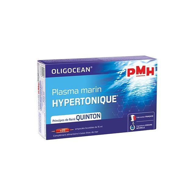 Plasma marina Hipertonic (20 fiole x 15ml) 300ml, Oligocean