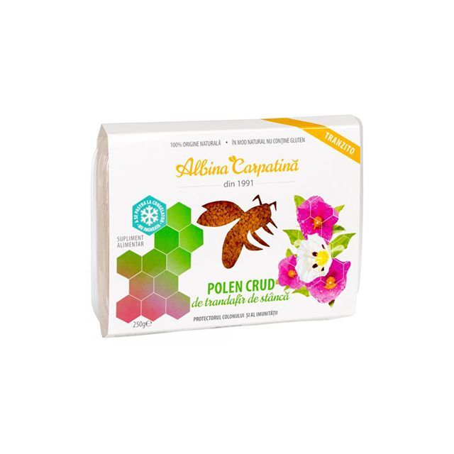 Polen crud de trandafir de stanca 250g, Albina Carpatina