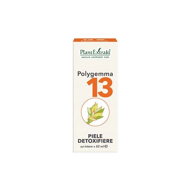 Polygemma 13 - Piele detoxifiere 50ml, Plantextrakt