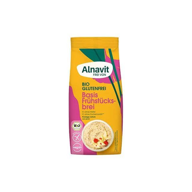 Porridge mix fara gluten, bio 250g, Alnavit