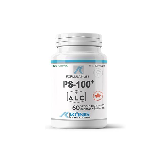 PS-100 forte (fosfatidilserina) 100mg 60 cps, Konig