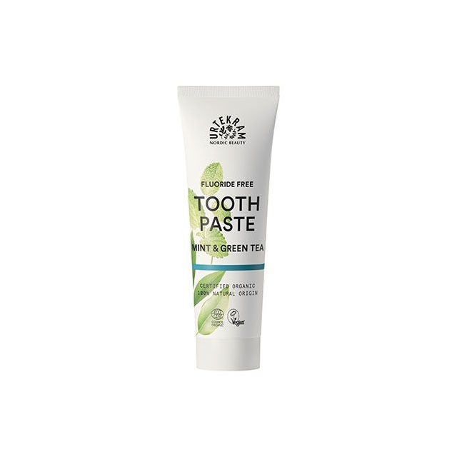 Pasta de dinti cu ceai verde si menta 75ml, Urtekram