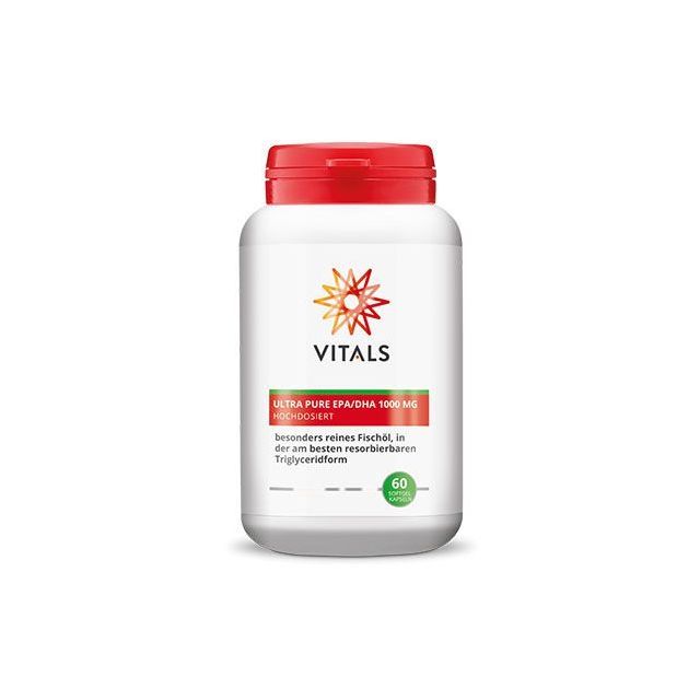 Ultra Pure EPA/DHA 1000mg 60 capsule gelatinoase moi, Vitals