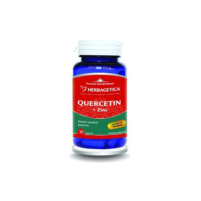 Quercetin+Zinc 30 cps, Herbagetica