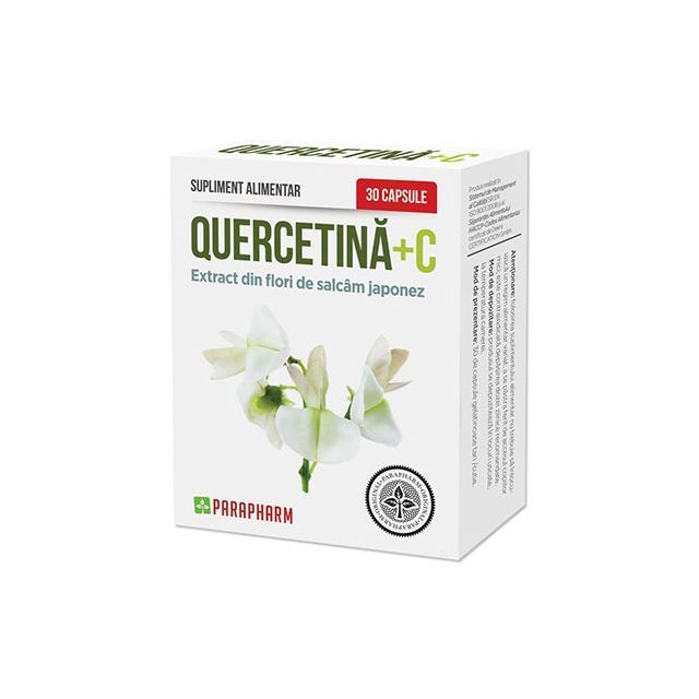 Quercetina + C 30 cps, Parapharm
