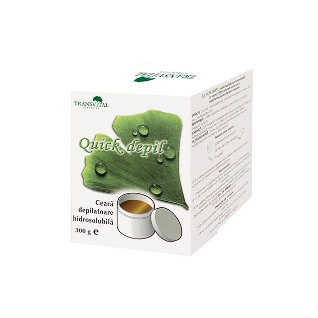 Quick depil ceara depilatoare hidrosolubila 300g, Transvital