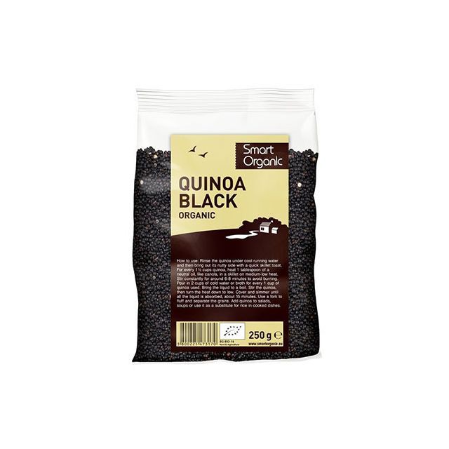 Quinoa neagra bio 250g, Smart Organic