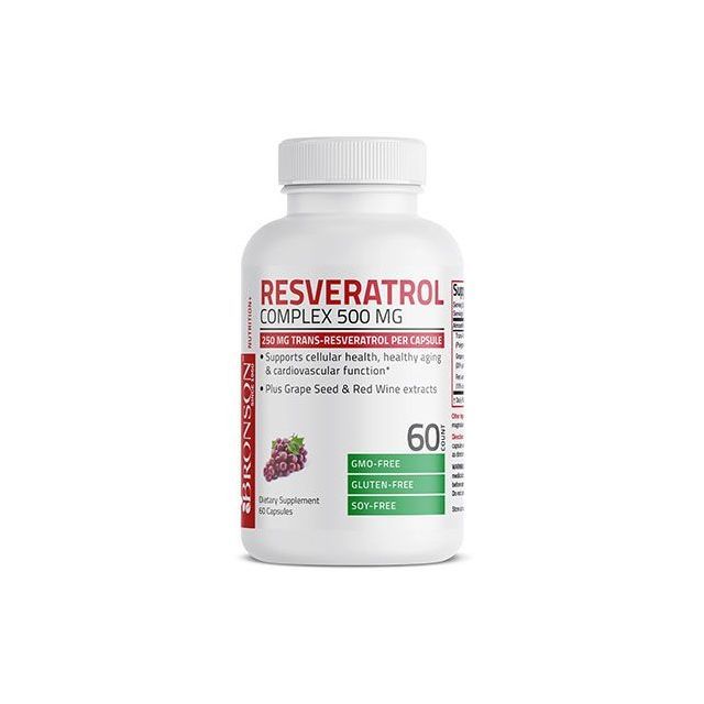 Resveratrol 500 Complex 60 cps, Bronson