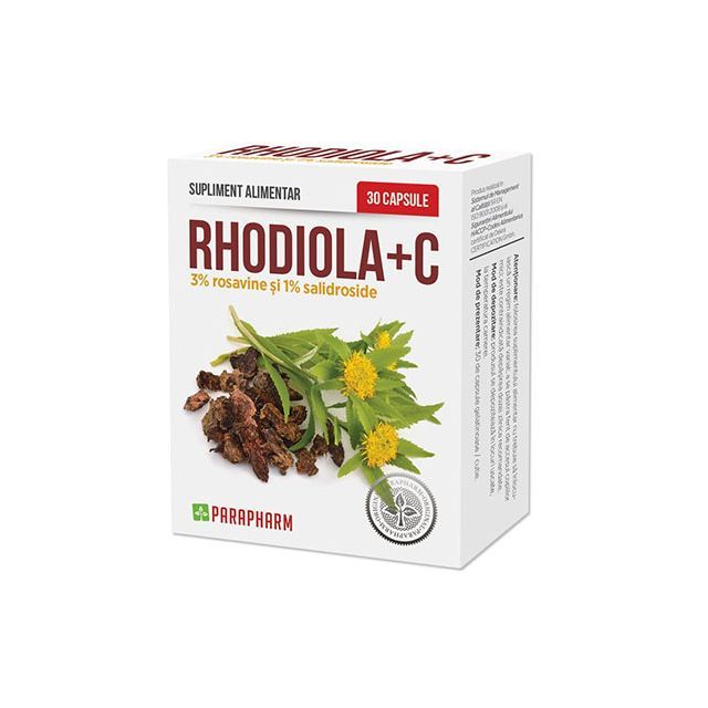 Rhodiola + C 30 cps, Parapharm