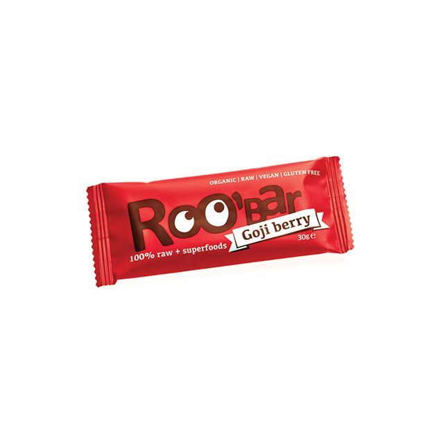 Baton raw bio cu goji 30g, Roobar