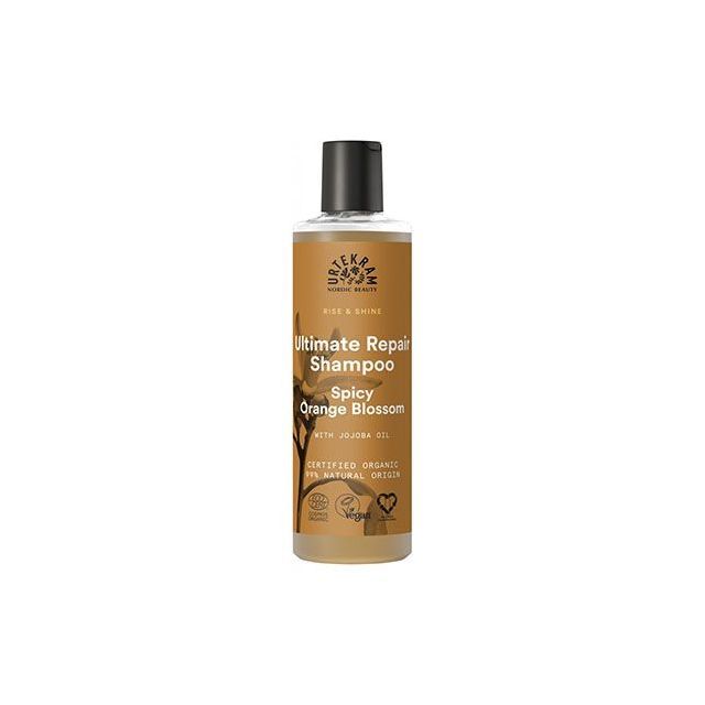 Sampon pentru par deteriorat si uscat Rise & Shine portocale aromate 250ml, Urtekram