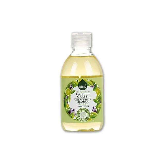 Sampon ecologic cu ulei de masline si vitamina A pentru par gras 300ml, Biolu